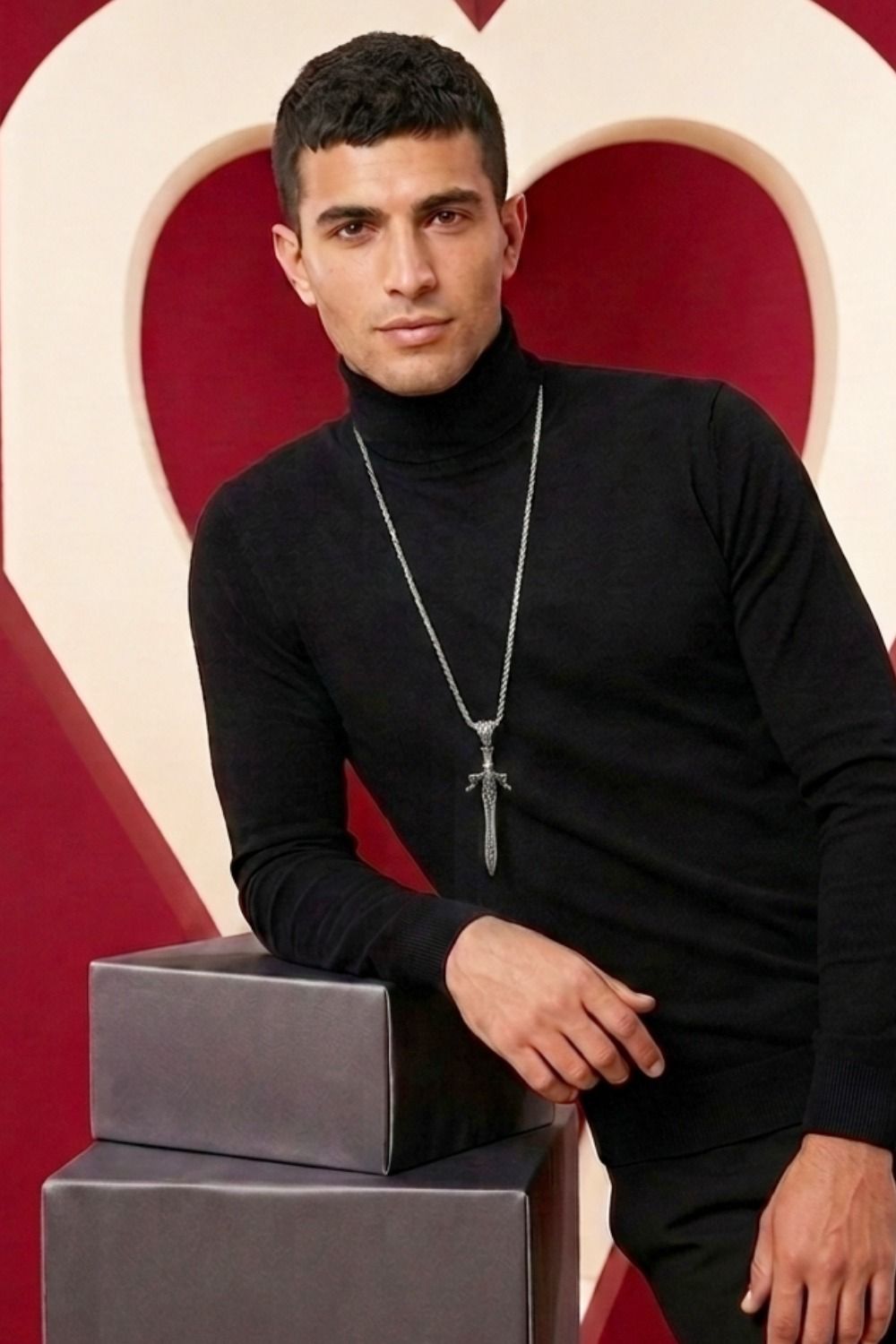 Kılıç Erkek Gümüş Kolye (GKE0004)
