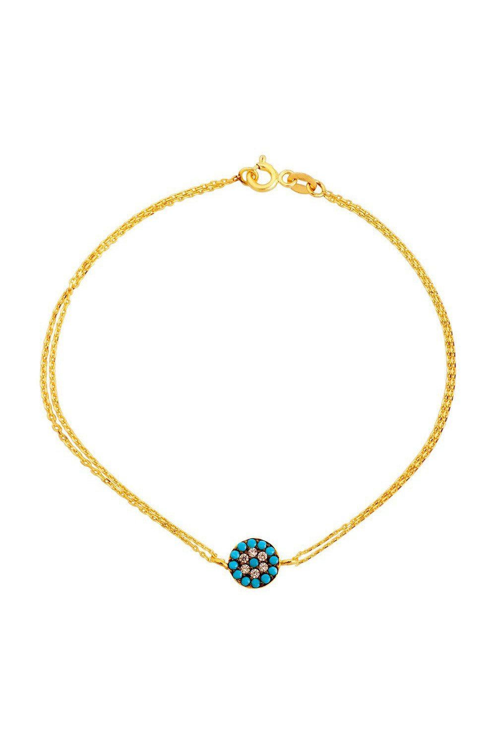 Nazarlı Altın Bileklik (CBBG008)