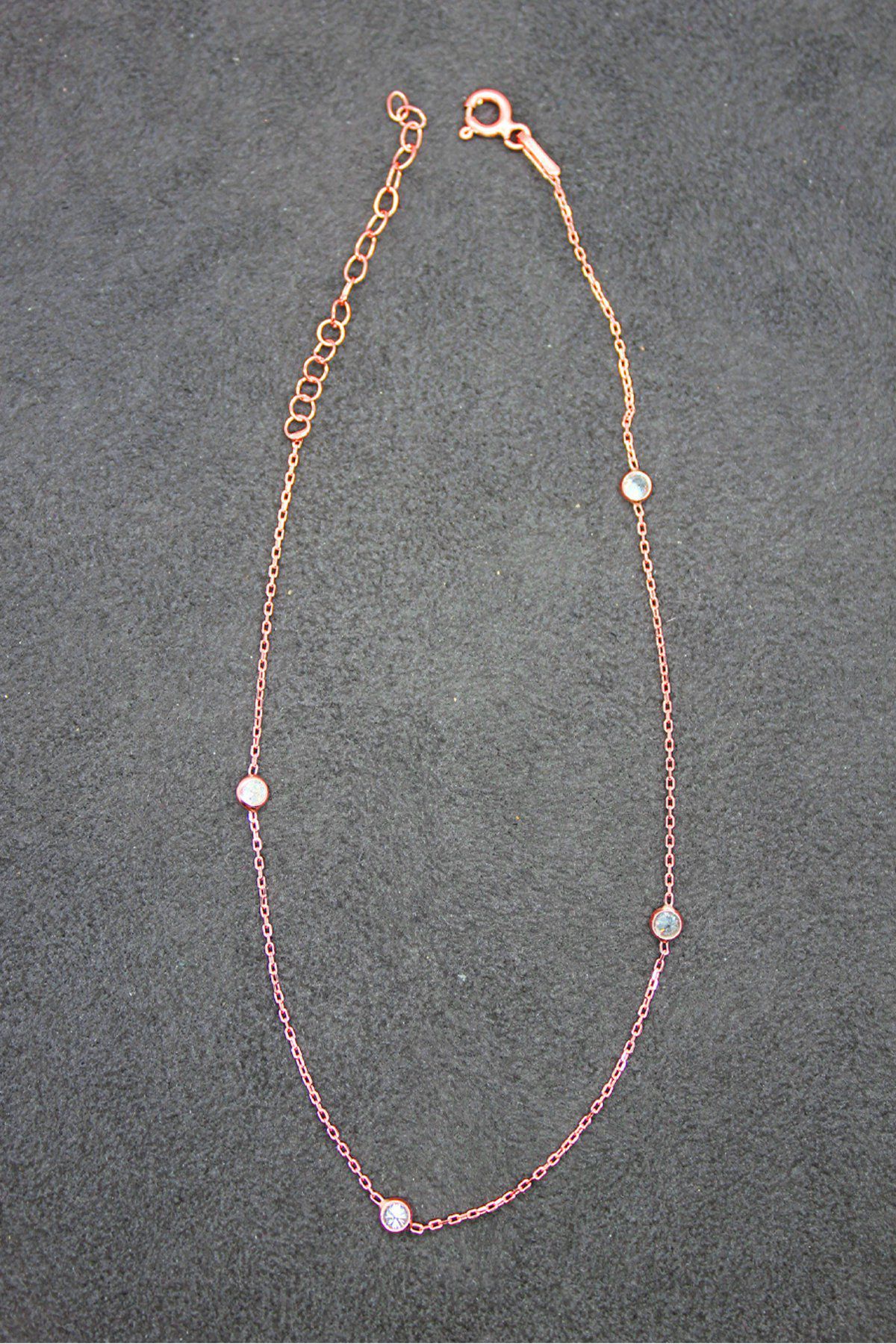 Tifani Rose Gümüş Halhal (GHL0008)