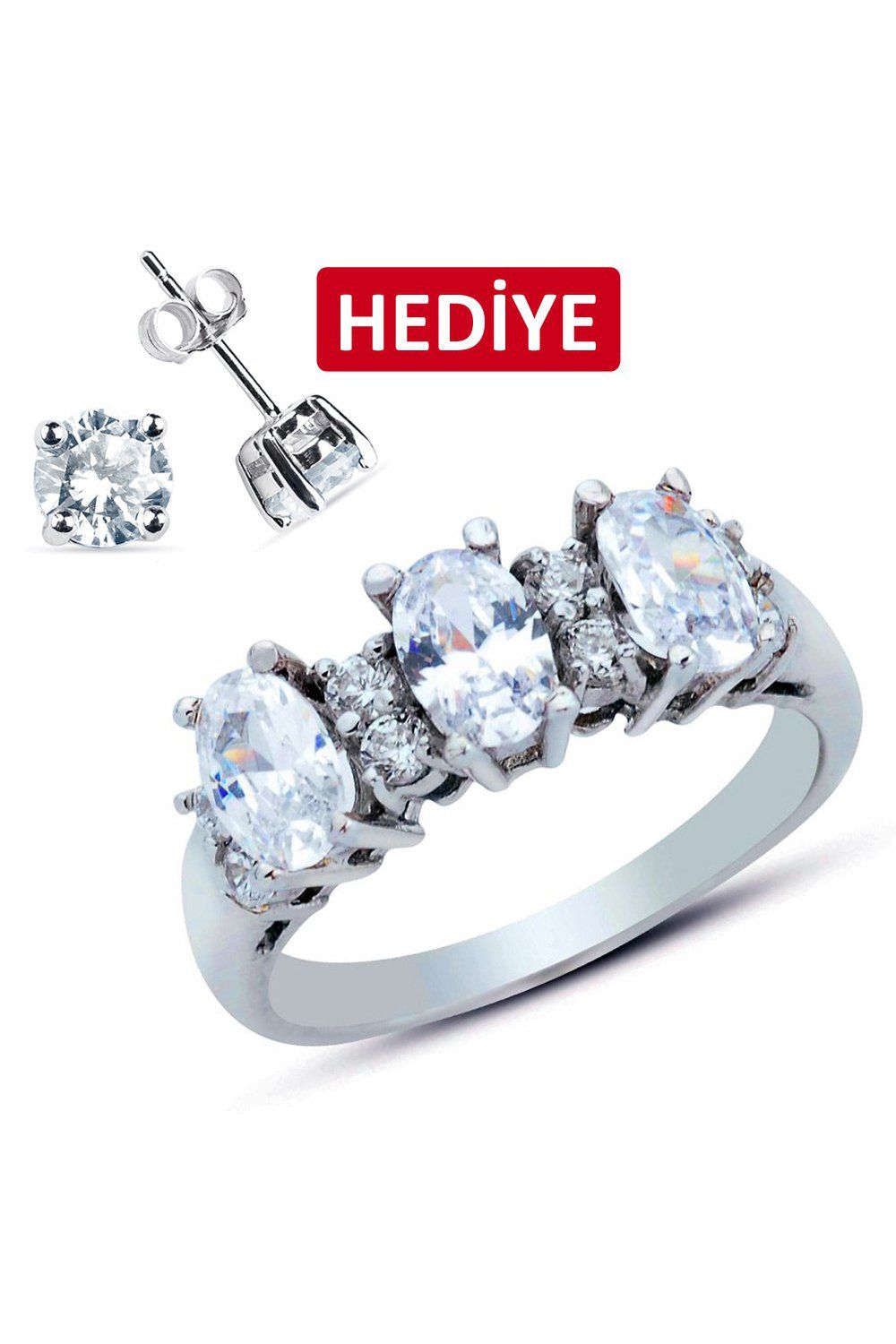 Tria Gümüş Yüzük (GY00329)