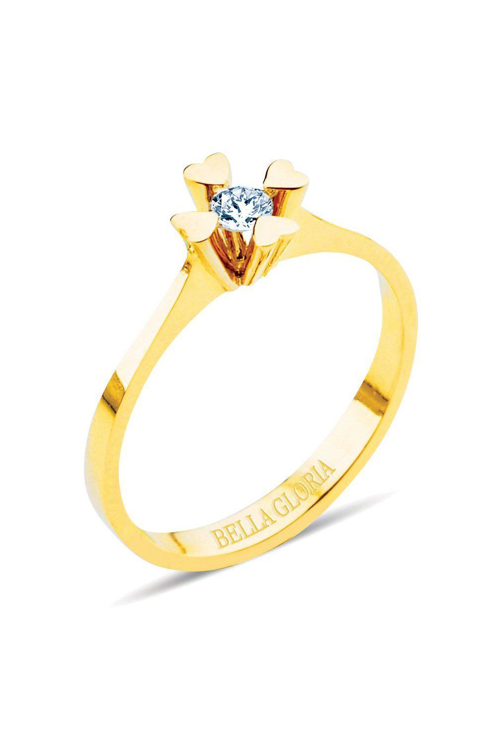 14ct Tektaş Pırlanta Yüzük (SL8A001)