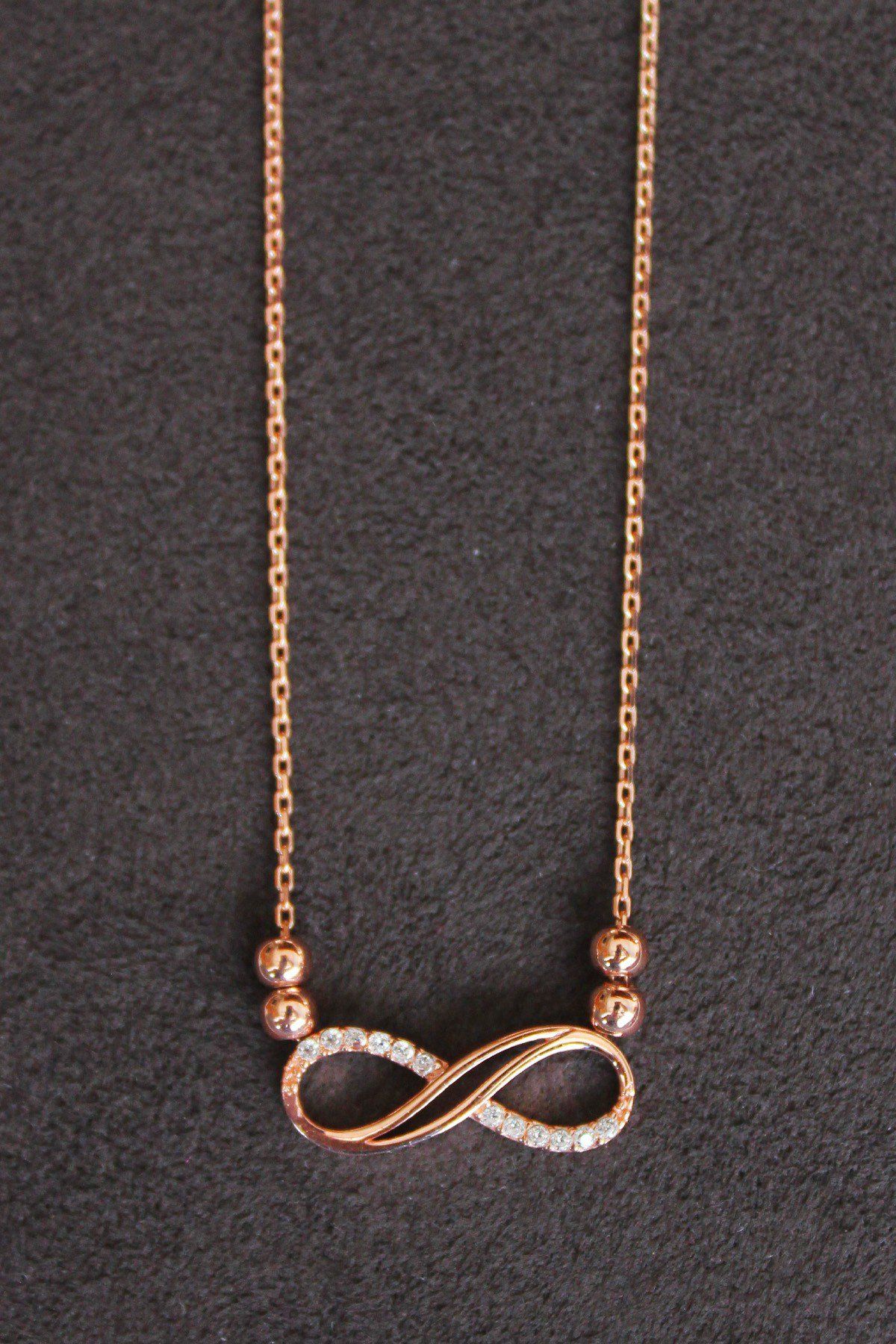 Sonsuzluk Rose Gümüş Kolye (TGK0151)