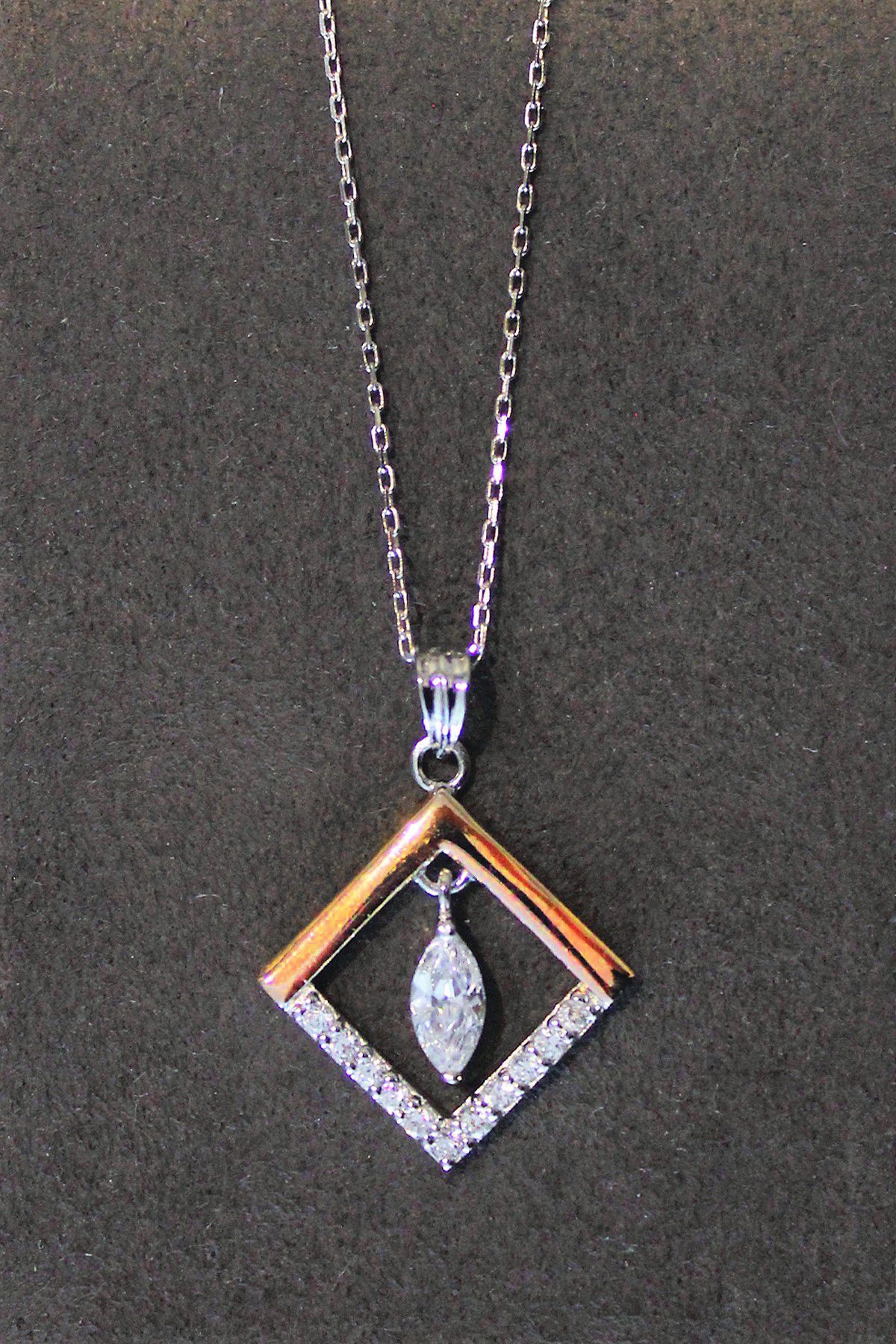 Sallantılı Gümüş Kolye (TGK0228)