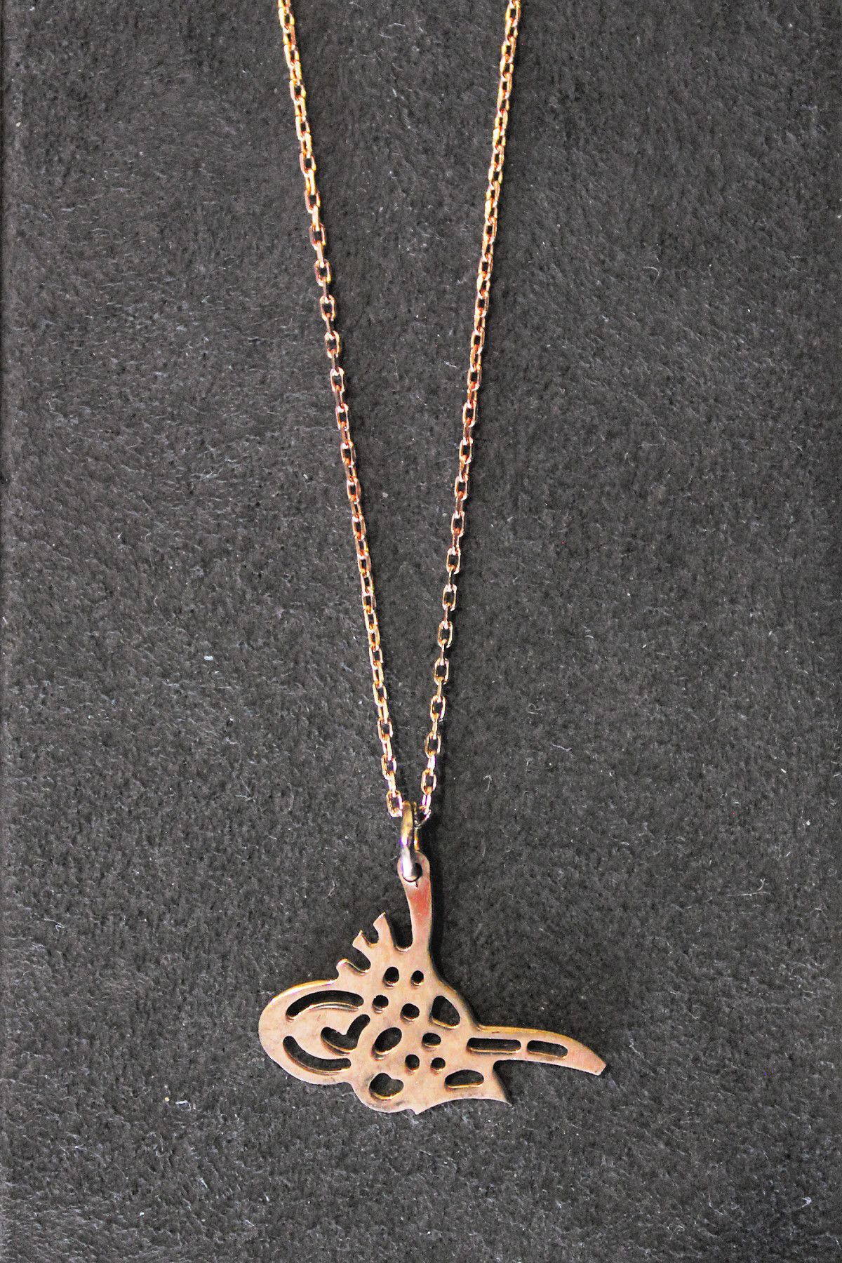 Tuğra Rose Gümüş Kolye (TGK0334)