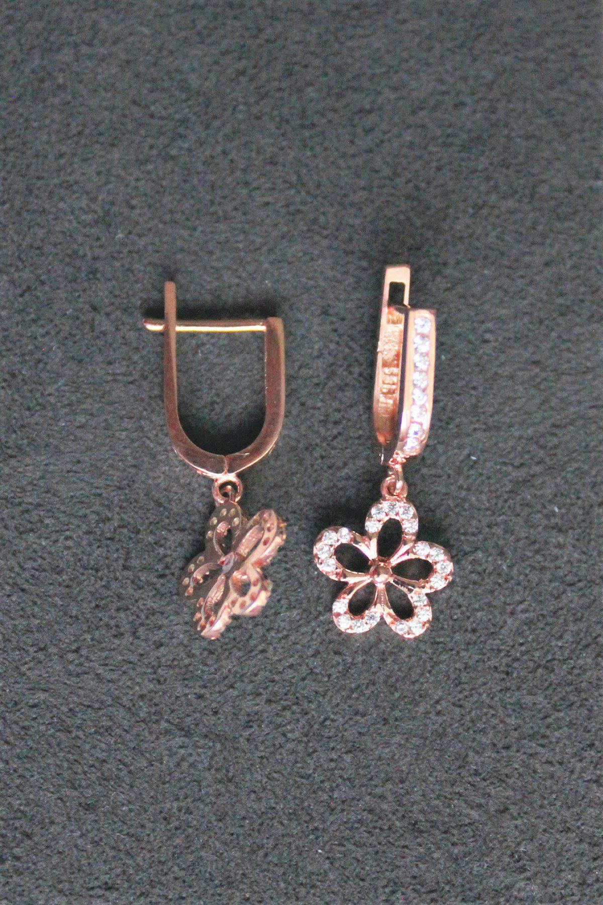 Çiçek Gümüş Küpe (TGP0063)