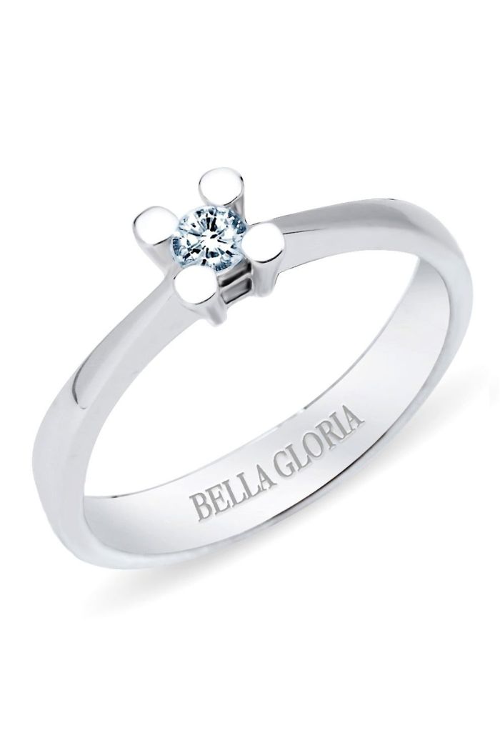 0,08ct Tektaş Pırlanta Yüzük (SL00T38)