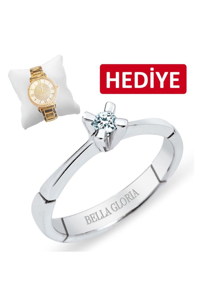 0,06ct Tektaş Pırlanta Yüzük