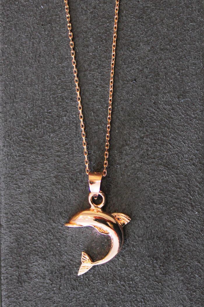 Balık Rose Gümüş Kolye (TGK0302)