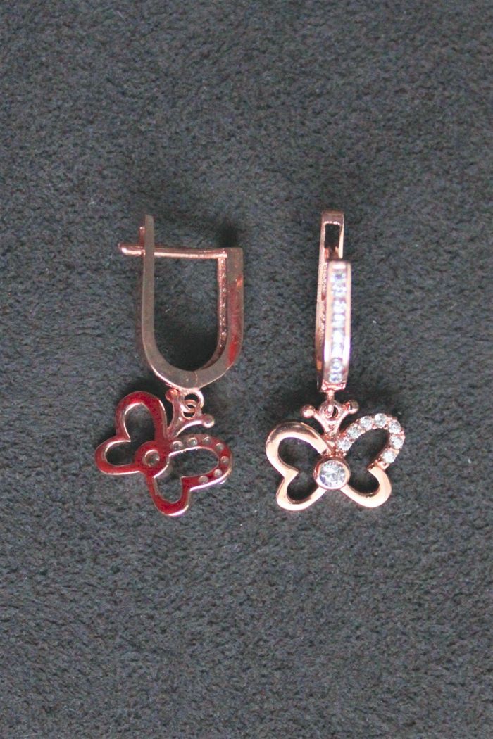 Kelebek Gümüş Küpe (TGP0064)