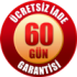 60 g&uuml;n koşulsuz İade hakkı